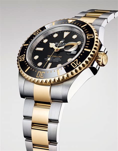 rolex two tone watch